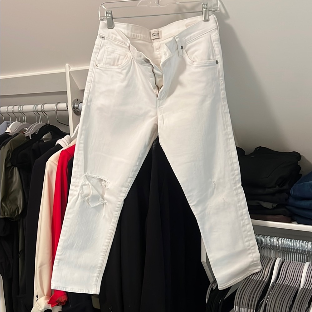 Women's White Jeans